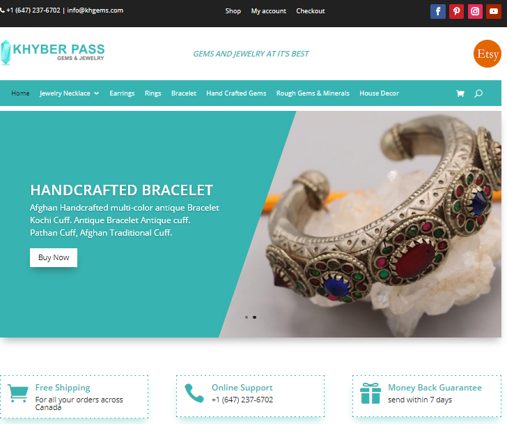Khyber Pass Gems & Jewelry Online Shop Canada